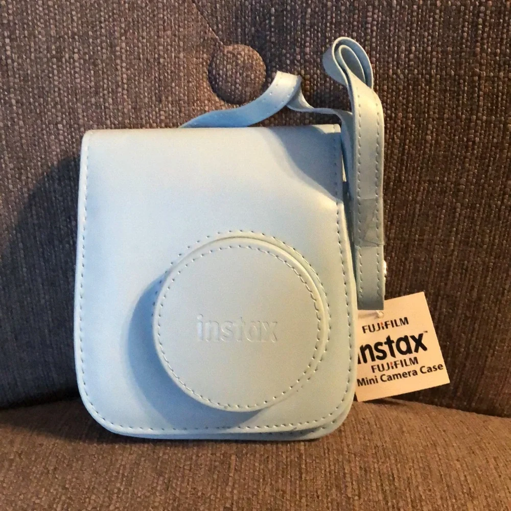 Fujifilm Light Blue Instax Mini Camera Case Crossbody